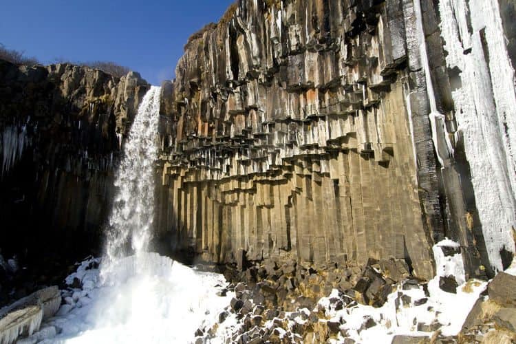 Svartifoss Waterfall Iceland 