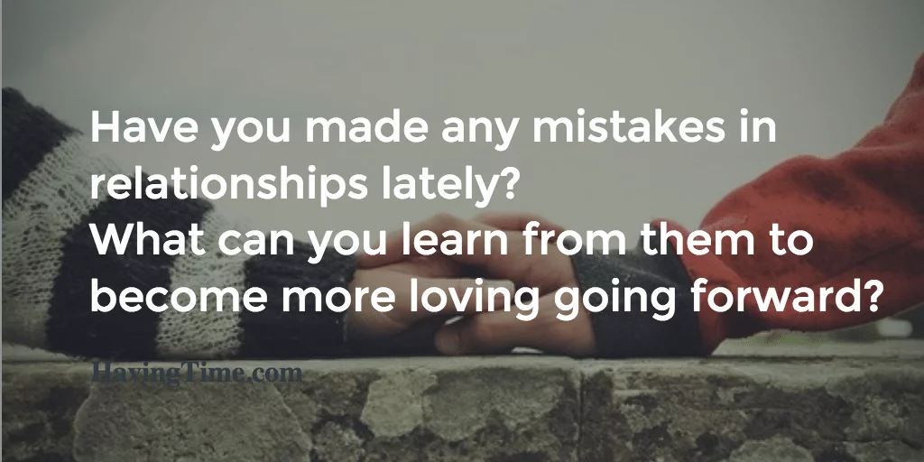 relationship mistakes