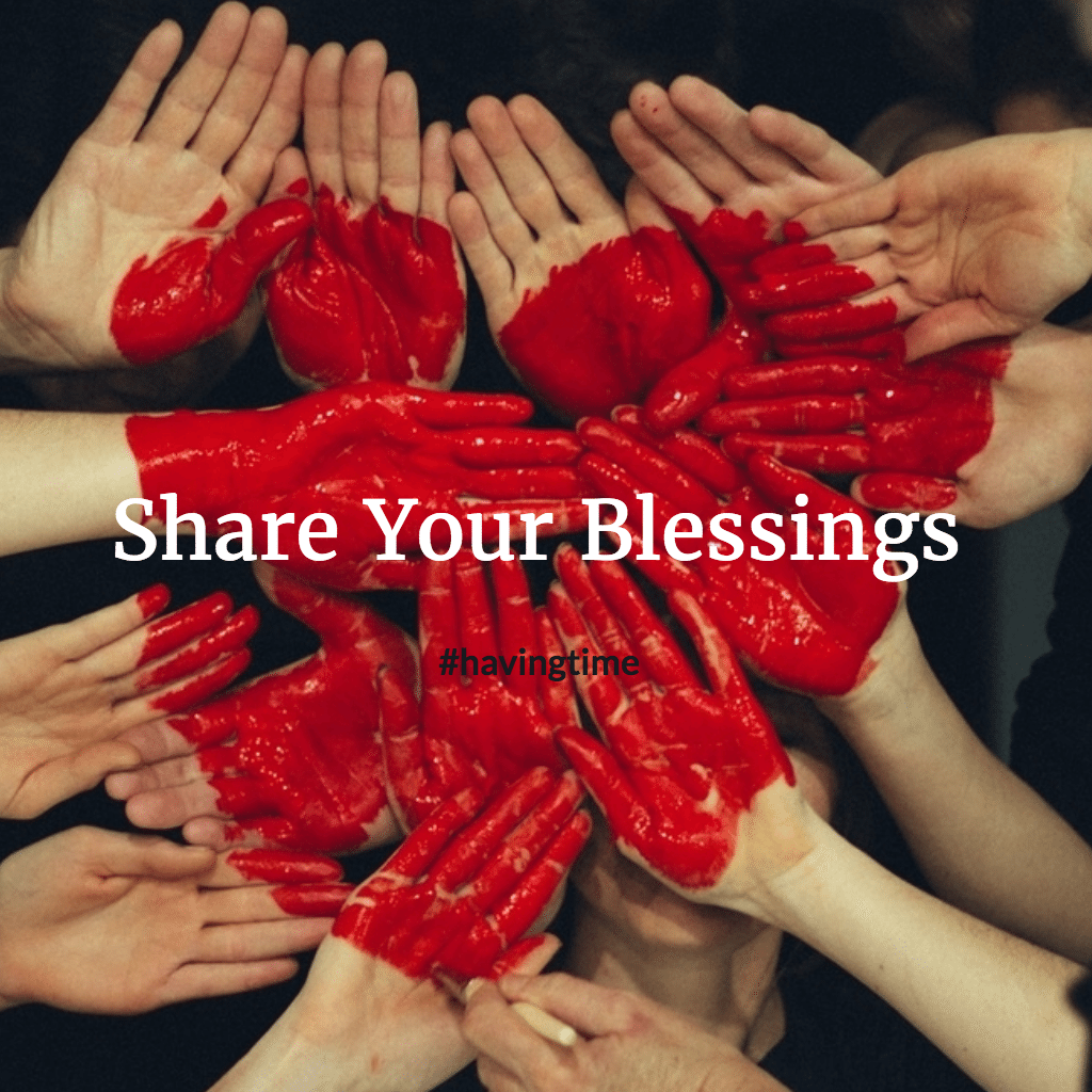 share your blessings
